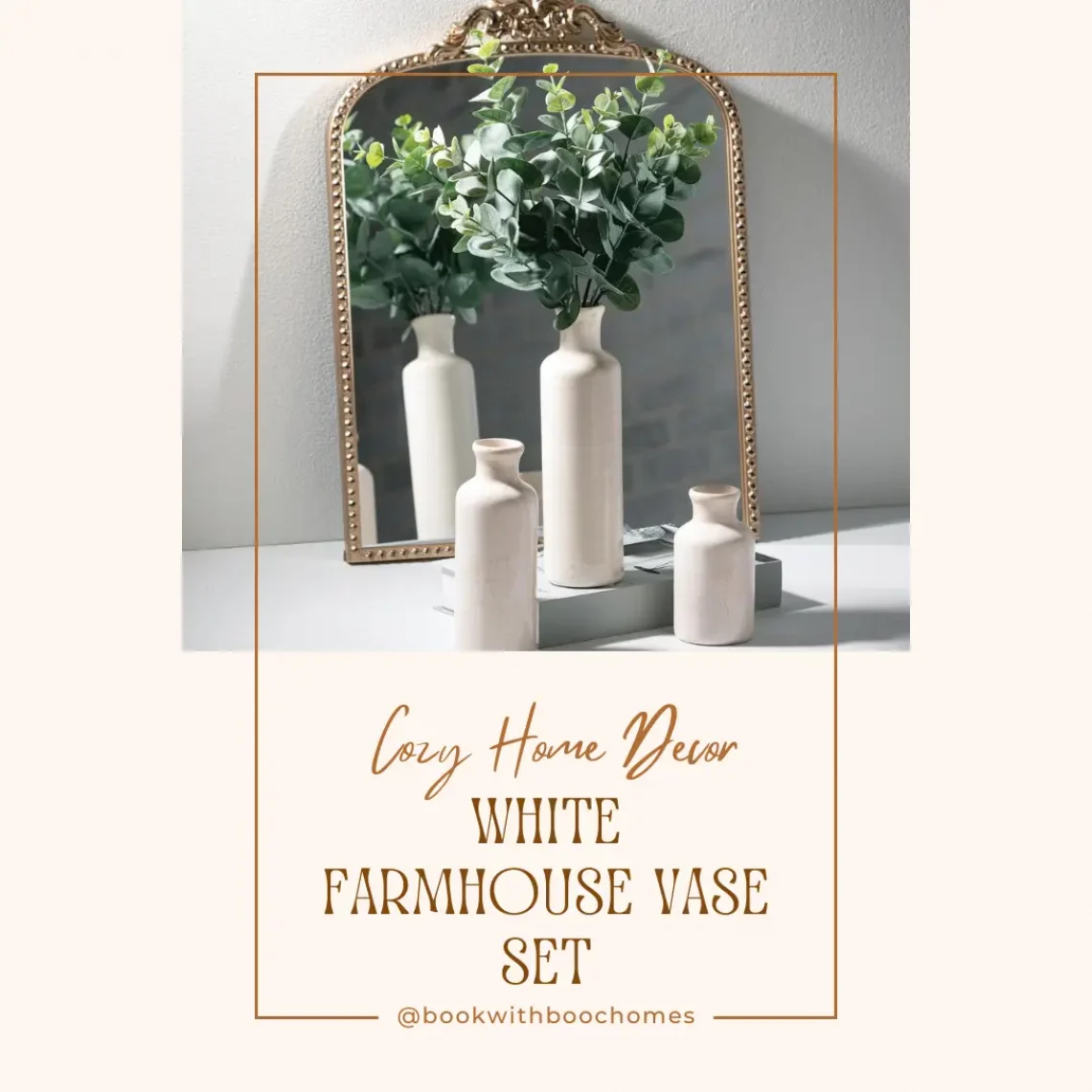 The Timeless Appeal of White Farmhouse Vases and Rustic Home Décor